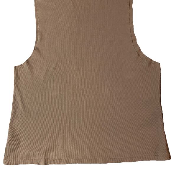 YEEZY x Adidas Season 1 Thermal Tank Men's Sz L Beige Intentionally Distressed - Picture 7 of 9